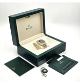 Rolex Day-Date 40 NEW ROLEX SERVICE - 2023 B+P | Gold | Money-green | Roman diamond | President