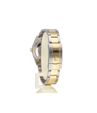 Rolex Datejust 36 NEW ROLEX SERVICE - 2020 B+P | steel - yellow gold green roman diamond IV IX O