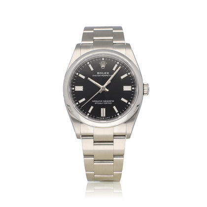 Oyster Perpetual 36 - 2024 box + papers | steel black domed Oyster