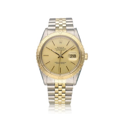 Datejust Turn-o-graph 36 NEW ROLEX SERVICE - 1979 | steel - yellow gold champagne Jubilee