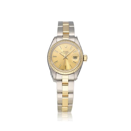 Lady-Datejust 26 NEW ROLEX SERVICE - 1981 B+P | steel - yellow gold Oyster