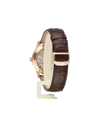 Jaeger-LeCoultre Master Control Eight Days 39 JLC SERVICE + NEW STRAP - bos + papers | rose gold - silver -