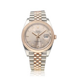 Rolex Datejust 41 NEW ROLEX SERVICE - 2017 box + papers | steel - rose gold sundust diamond Jubi