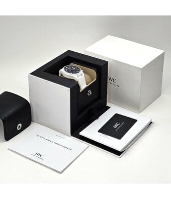 IWC Pilot's Watch Top Gun Lake Tahoe 45 OPEN DATE - box + papers | ceramic white