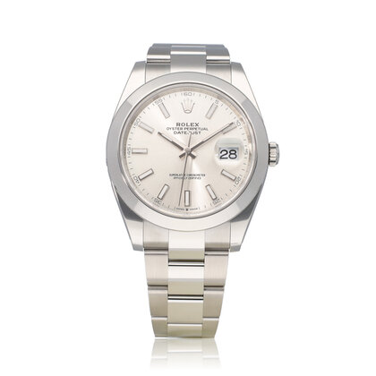 Datejust 41 - 2026 box + papers | steel silver domed Oyster