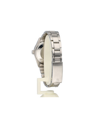 Rolex Date 34 34 steel silver Oyster Engine Turned Bezel -1972