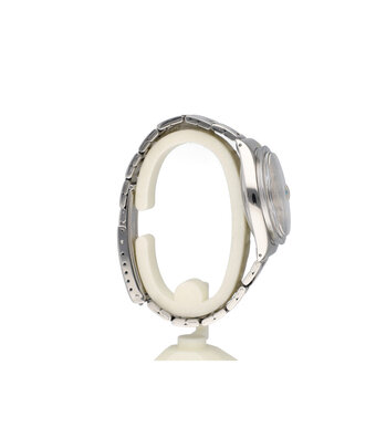Rolex Date 34 34 steel silver Oyster Engine Turned Bezel -1972