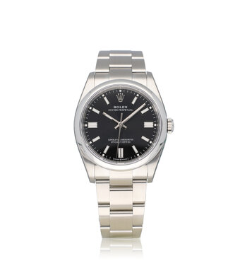 Rolex Oyster Perpetual 36 -2024 box + papers | steel black domed Oyster