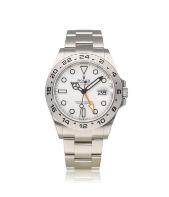 Rolex Explorer II  42 steel white orange 2024 box + papers