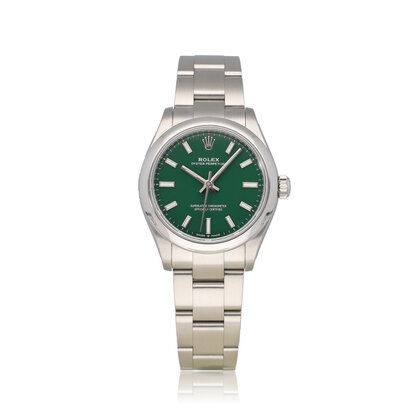 Oyster Perpetual 31 steel green Bulbasaur 2022 + papers