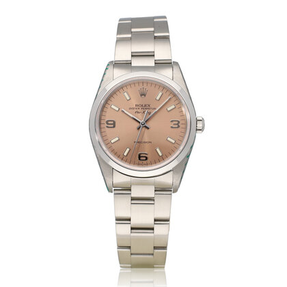 Air-king 40 - 1995 box + papers | steel pink - salmon domed Oyster