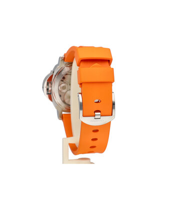 Panerai Luminor Base  - 2004 B+P | steel black orange rubber
