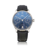 IWC Portugieser Automatic 42 NEW IWC STRAP - 2020 B+P | steel blue