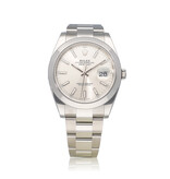 Rolex Datejust 41 -2026 box + papers | steel silver domed Oyster