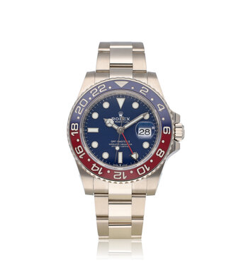 Rolex GMT-Master II 40 white gold blue 2022 box + papers