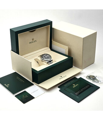 Rolex GMT-Master II 40 NEW ROLEX SERVICE - 2024 B+P | steel left - lefty - Sprite green Oyster
