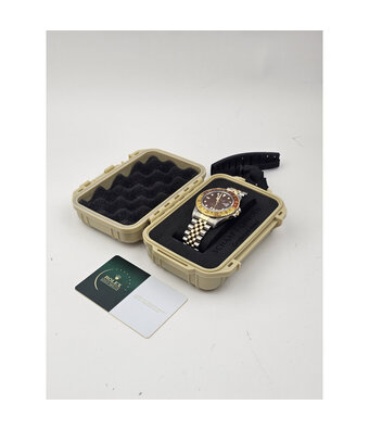 Rolex GMT-Master II 40 NEW ROLEX SERVICE - 1986 | steel - gold Jubilee Rootbeer - Tiger Eye Jubi