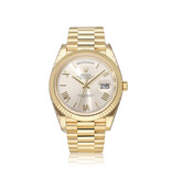 Rolex Day-Date 40 NEW ROLEX SERVICE - 2019 box + papers | yellow gold silver President