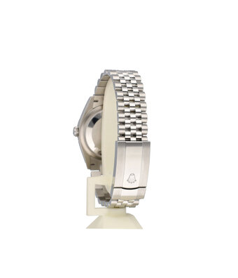 Rolex Datejust 36 - 2024 box + papers | steel - white gold fluted blue Jubilee