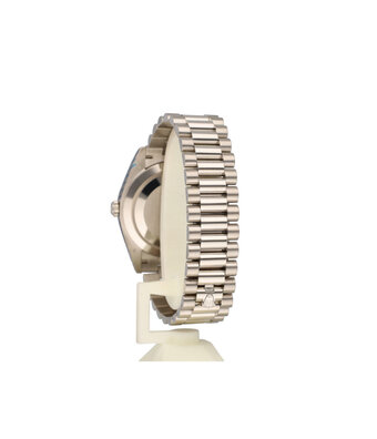 Rolex Day-Date 40 - 2023 box + papers | white gold President green / olive / money