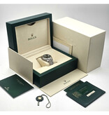 Rolex Day-Date 40 - 2023 box + papers | white gold President green / olive / money