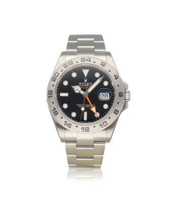 Rolex Explorer II  42 NEW ROLEX SERVICE - 2021 B+P | steel black orange