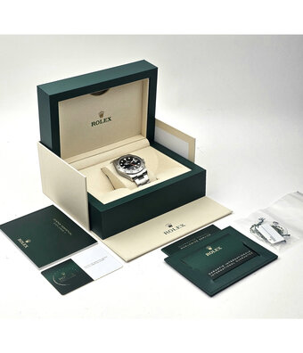 Rolex Explorer II  42 NEW ROLEX SERVICE - 2021 B+P | steel black orange