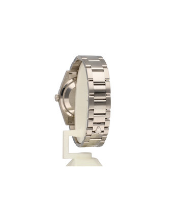 Rolex Day-Date  NEW ROLEX SERVICE | white gold factory diamond silver Jubilee - Oyster + box