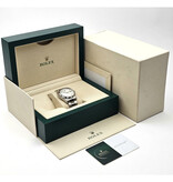Rolex Day-Date  NEW ROLEX SERVICE | white gold factory diamond silver Jubilee - Oyster + box