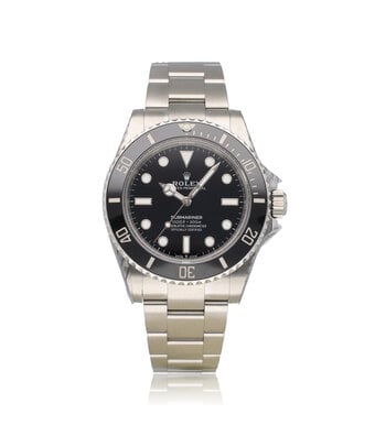 Rolex Submariner No Date 41 NEW ROLEX SERVICE - 2024 box + papers | steel black ceramic