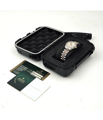 Rolex Lady-Datejust 26 NEW ROLEX SERVICE - 2013 + papers | steel - rose gold silver  diamond Jub