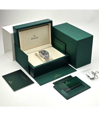 Rolex Datejust 41 -  2025 box + papers | steel - white gold Wimbledon Jubilee