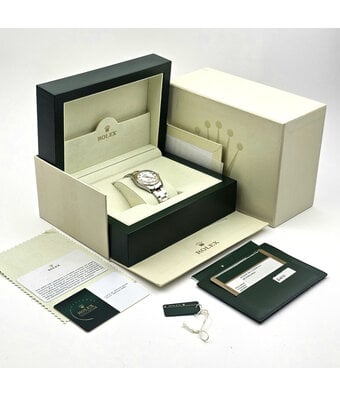 Rolex Datejust 31 NEW ROLEX SERVICE - 2011 B+P | steel - gold white roman - Oyster