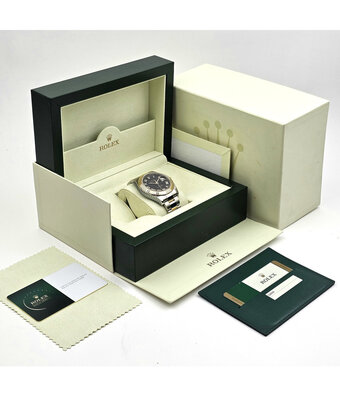 Rolex Datejust II 41 NEW ROLEX SERVICE - 2016 B+P | steel - gold black roman fluted Oyster