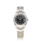 Rolex Datejust 31 NEW ROLEX SERVICE - 2020 B+P | steel black index Oyster