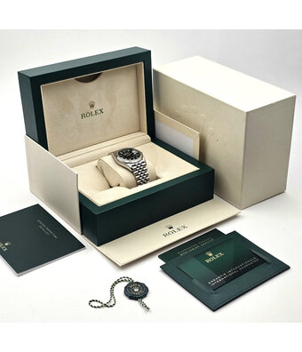Rolex Datejust 36 - 2024 box + papers | steel - white gold black Jubilee