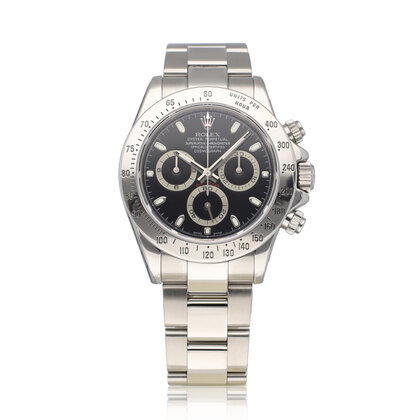 Cosmograph Daytona  40 NEW ROLEX SERVICE - 2008 box + papers | steel black