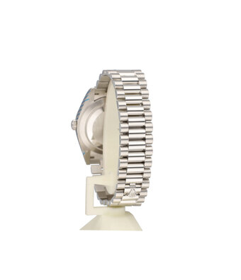 Rolex Day-Date 40 NEW ROLEX SERVICE - 2021 B+P | platinum ice blue President
