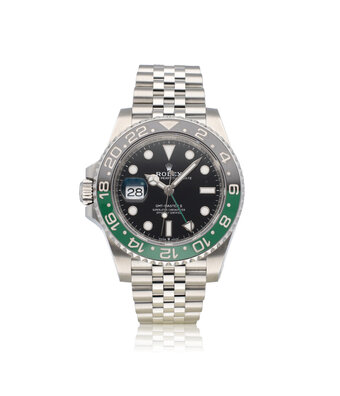 Rolex GMT-Master II 40 - 2024 box + papers | steel left - lefty - Sprite green Oyster