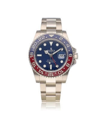 Rolex GMT-Master II 40 white gold blue 2022 box + papers