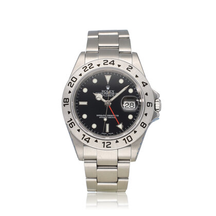 Explorer II  40 NEW ROLEX SERVICE - 2005 B+P | steel black F-serial