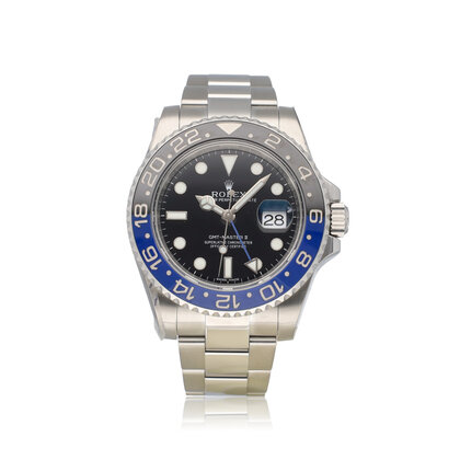 GMT-Master II 40 NEW ROLEX SERVICE - 2014 papers | steel blue - black Oyster