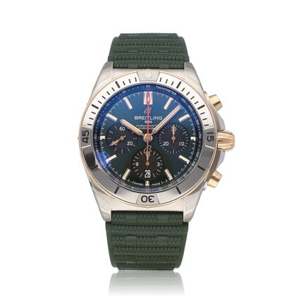 Chronomat B01 42 NEW - UNWORN - STICKERED 2026 B+P | steel rose gold rubber green