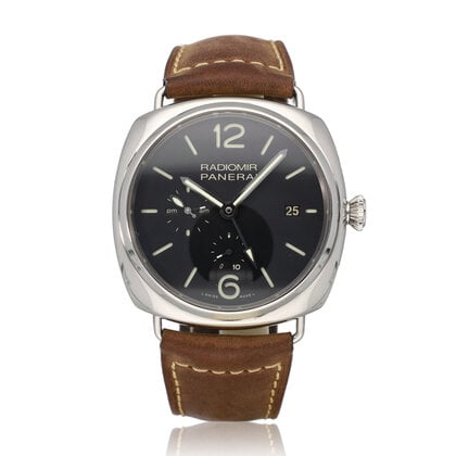 Radiomir 10 Days GMT 47 PANERAI SERVICED - 2013 box + papers | steel black