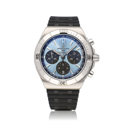 Chronomat B01 Chronograph 42 NEW - UNWORN - 2026 box + papers | ice / baby blue