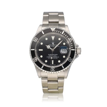 Submariner Date 40 NEW ROLEX SERVICE  - 2002 Y-serial | steel black Oyster