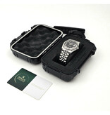 Rolex Datejust 36 NEW ROLEX SERVICE | steel - white gold black roman Jubilee