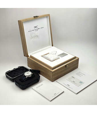 IWC Portugieser Automatic 7 days Power Reserve 42 NEW IWC STRAP - OPEN DATE - B+P | steel silv