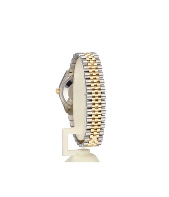 Rolex Datejust 31 NEW ROLEX SERVICE - 2024 B+P | steel - gold champagne domed Jubilee