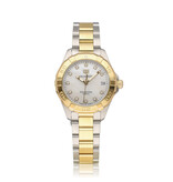 TAG Heuer Aquaracer  32 -  2020 box + papers | steel - yellow gold MOP - pearl diamond